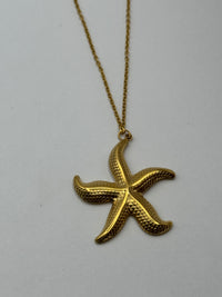 large starfish pendant necklace