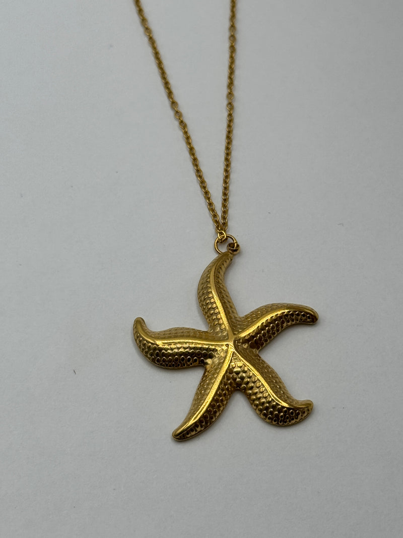 large starfish pendant necklace 