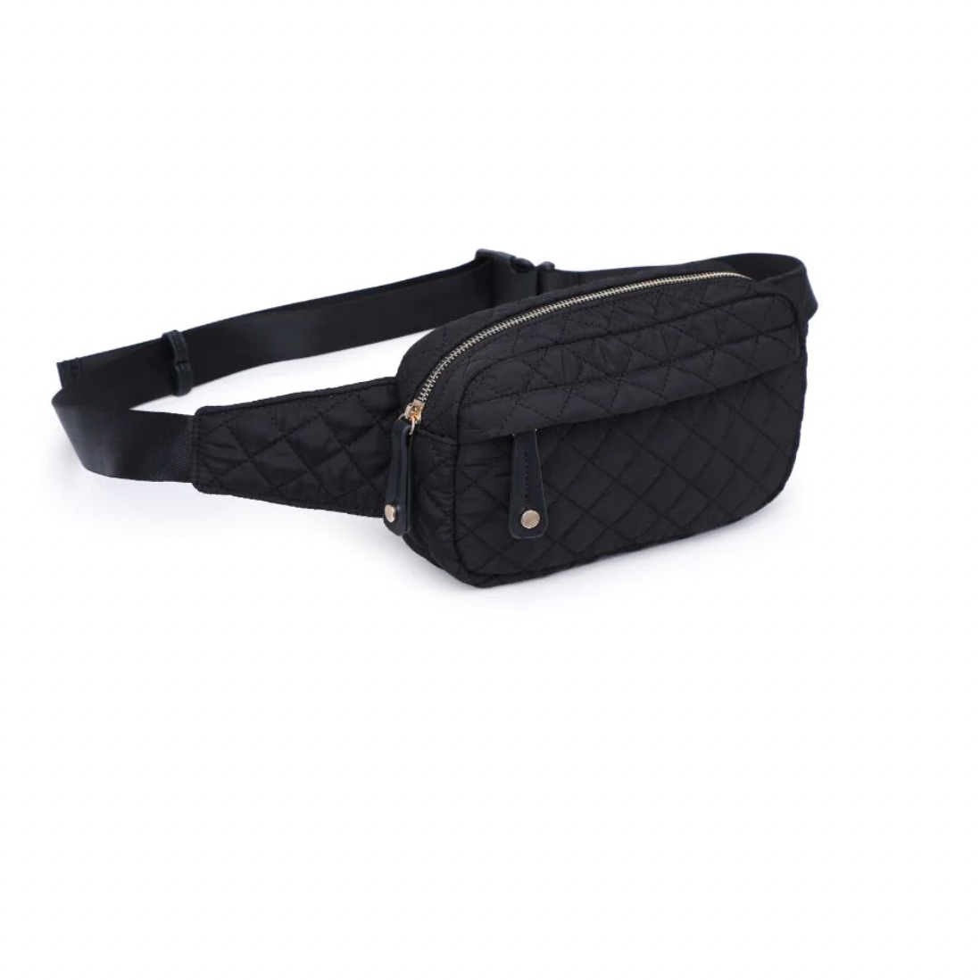 Quilted Nylon Belt Bag