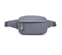 Quilted Nylon Belt Bag