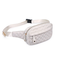 Quilted Nylon Belt Bag