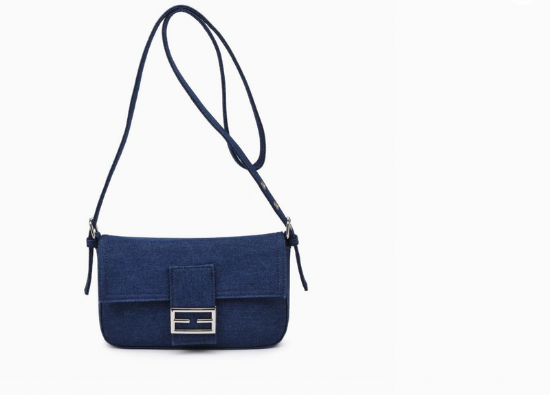 Denim Crossbody Bag