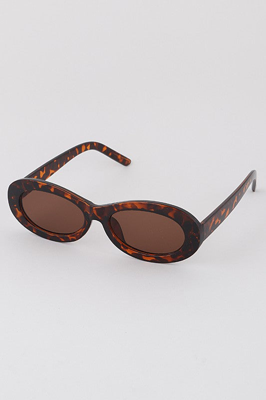 Retro Oval Sunglasses